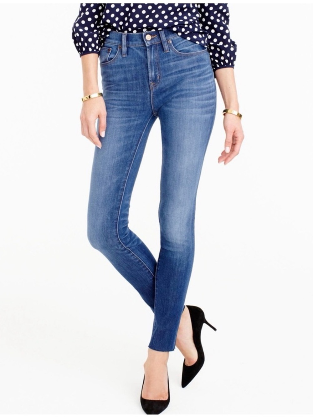 J. Crew Women's Dark Blue Skinny Jeans